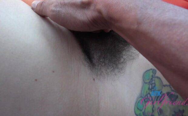 Hairy Babe Pearl Sage On A Car Ride Getting Felt And Played With Gfe Pov