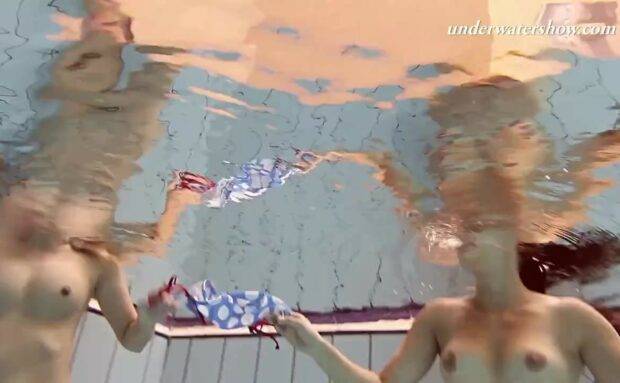 Russian Hot Teens Swim Nude Underwater